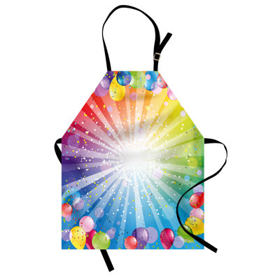 East Urban Home Birthday Apron, Cooking Gardening, Adult Size, Multicolor