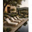 Serenique Outdoor Teak Chaise Lounge