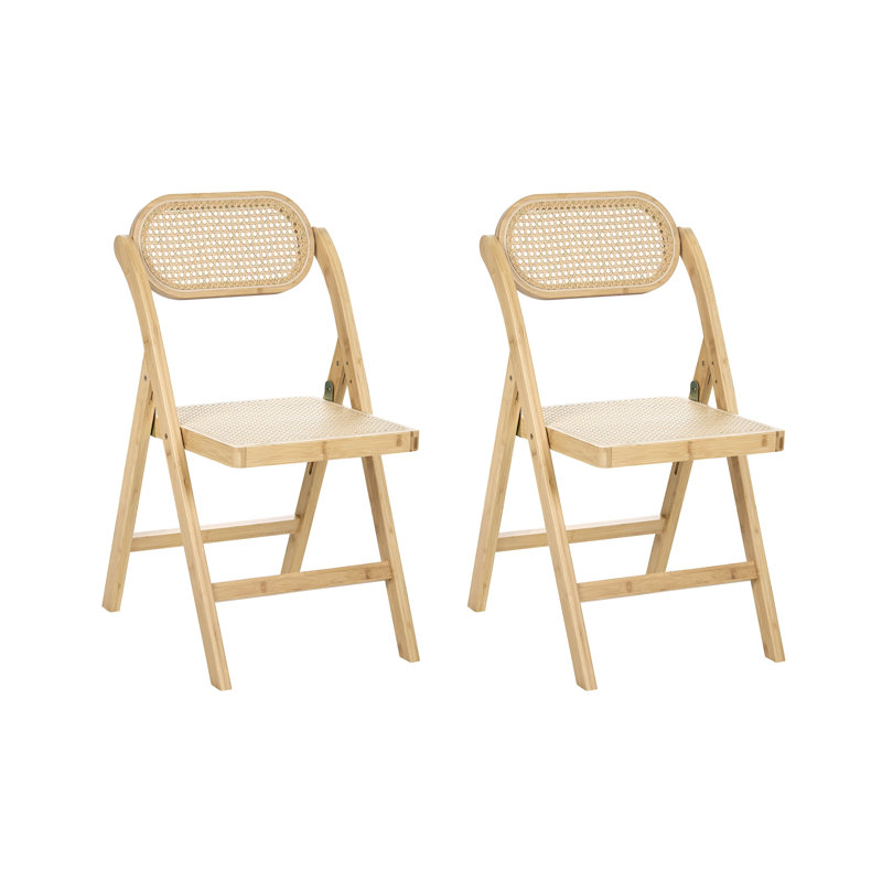Side Chair Folding Chair Set, Beige