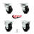 4 Piece Phenolic Caster Set