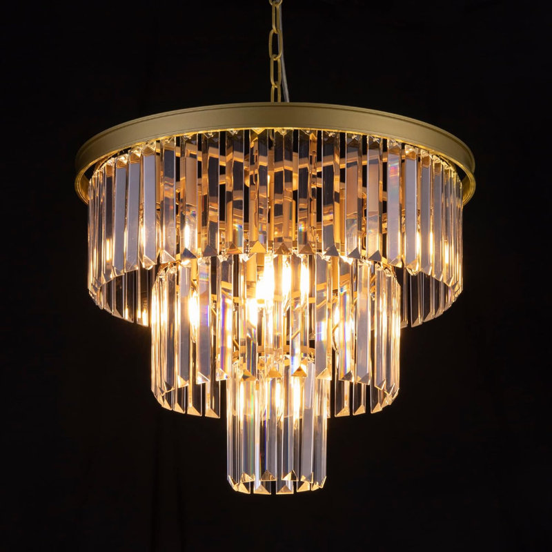 6-Light Crystal Chandelier