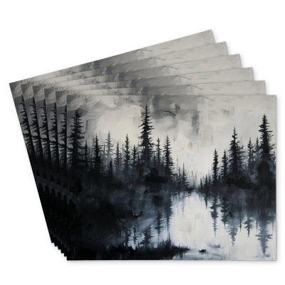 Abstract Lake Polyester Masvingo Set of 6 | Home Decor