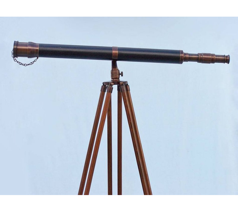 Télescope décoratif Milana, Brun, H 65 po x l 4 po x P 32 po