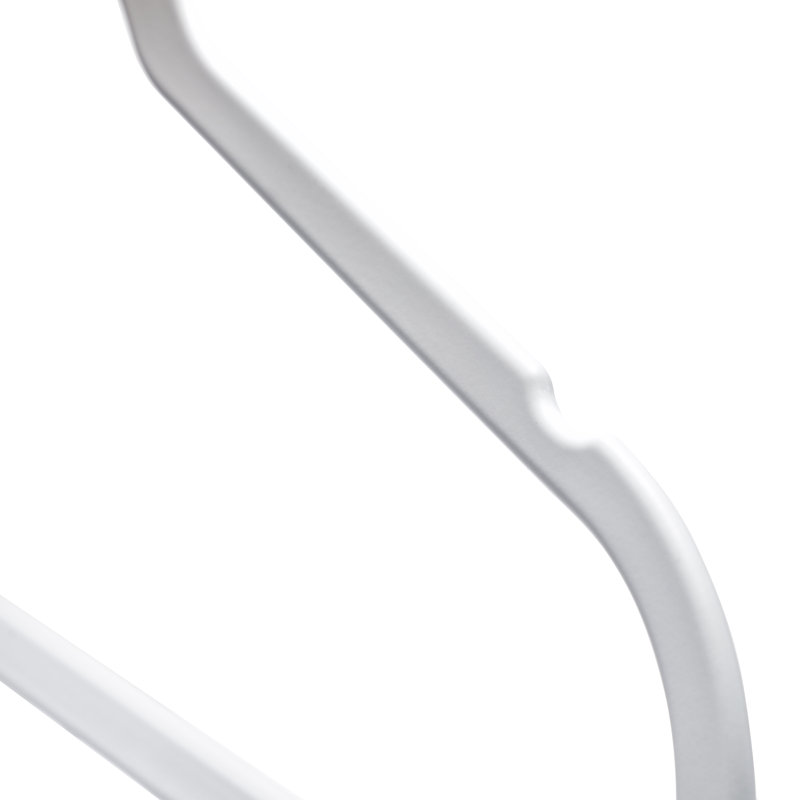 Freshta Non-Slip Standard Hanger for Dress/Shirt/Sweater, White