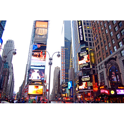 Times Square - Wrapped Canvas Photograph