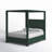 Upholstered Canopy Bed-94398539-94398540