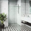 Porte de douche coulissante sans cadre avec verre transparent 3/8 po l 48-52 po x H 76 po Cass