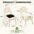 Modern Upholstered Teddy Accent Chair, Vanity Chair with Storage Box, Foldable Backrest，footstool-194004767