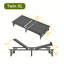 Structure de lit réglable, taille simple TG - 2 moteurs, inclinaison indépendante de la tête et des pieds, zéro gravité, préréglages télé et inclinaison de la tête, capacité de 450 lb