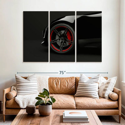 Voiture de course noire Mehar Sleek