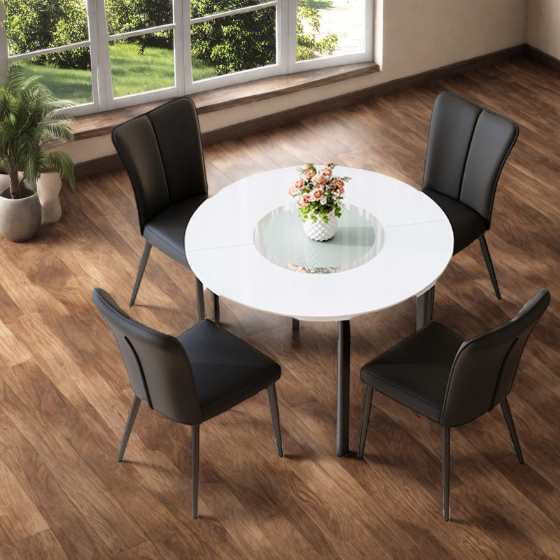 Ensemble de table de salle à manger moderne avec rangement