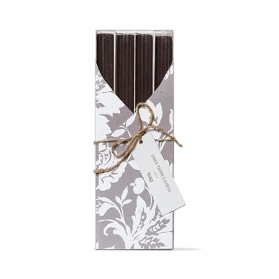 Unscented Taper Candle with Tin Holder