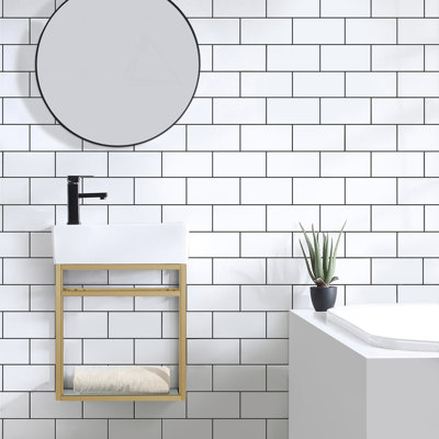 Ensemble de meuble-lavabo simple 19,5 po Pierre