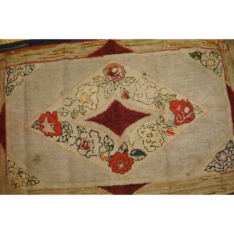 Hand Knotted Wool Geometric Area Rug