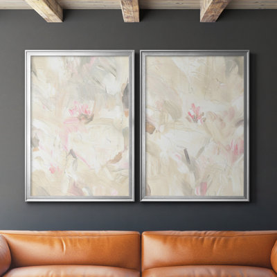«Soft Abstraction I», toile encadrée de qualité supérieure - prête à être accrochée