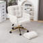 Fauteuil de bureau rembourré avec repose-pieds-1686120246