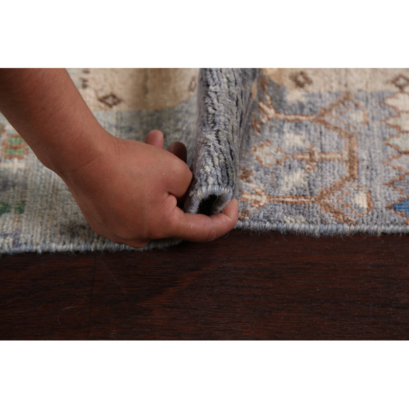 Tapis à motif de légumes Gabbeh Kashkoli noué à la main 7 x 10