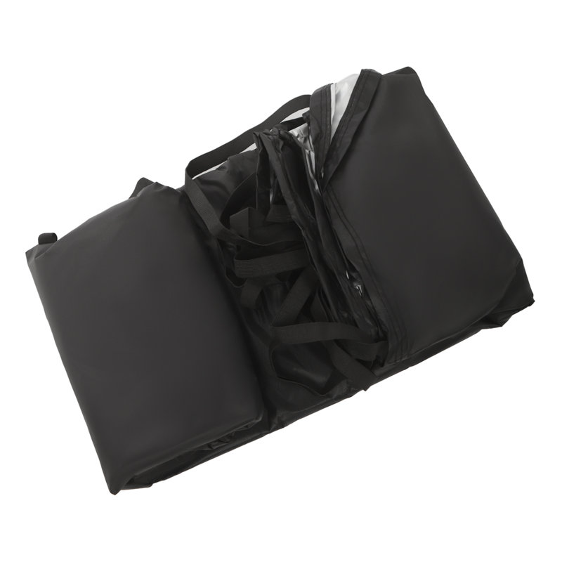 Housse de protection pour camping-car extérieure 9,84 pi avec housse de protection pour camping-car moderne imperméable avec sac de rangement (noir)