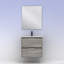 Suki 600mm Wall Hung Single Bathroom Vanity Unit-73822633-73822635