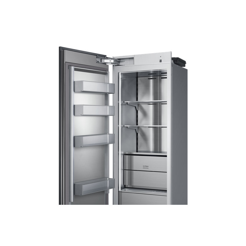 Left Column Panel Kit, Contemporary, Silver Stainless, 24"