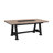 Cargo Extendable Solid Wood Base Dining Table