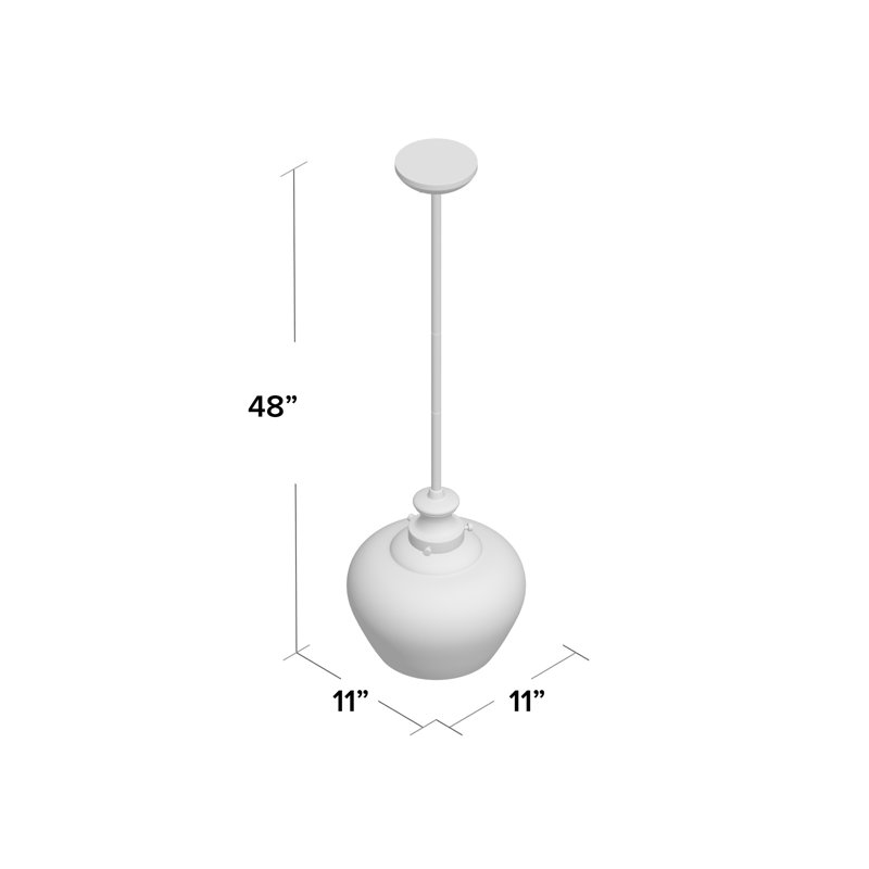 Witten 1 - Light Single Pendant, Rubbed Bronze