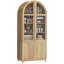 Arched Kitchen Pantry Cabinet, 71" Tall Kitchen Storage Cabinet-1919741115