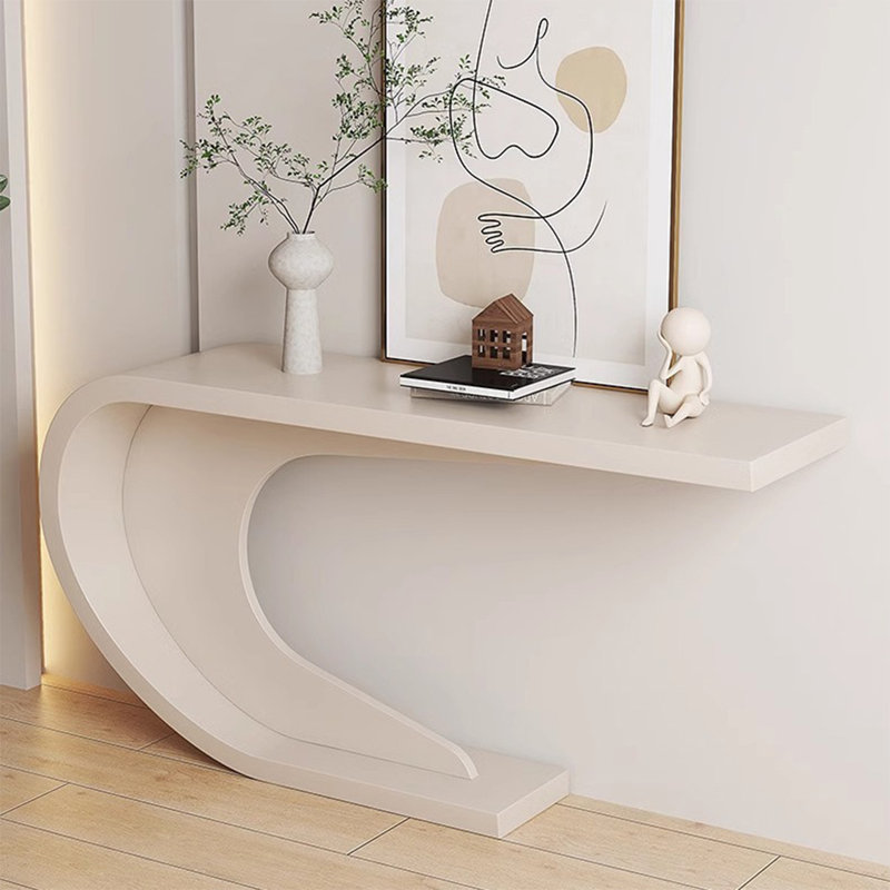 Console Table, 31.5" H x 55.1" W x 11.8" D, White