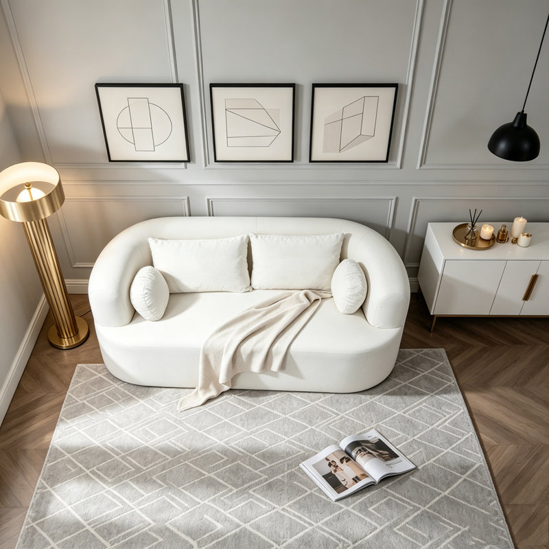 Canapé 67,30 po, Beige