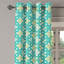 Rideau décoratif à œillets vert à 2 panneaux Latitude Run®, 50 po x 96 po, vert sarcelle blanc-106344967