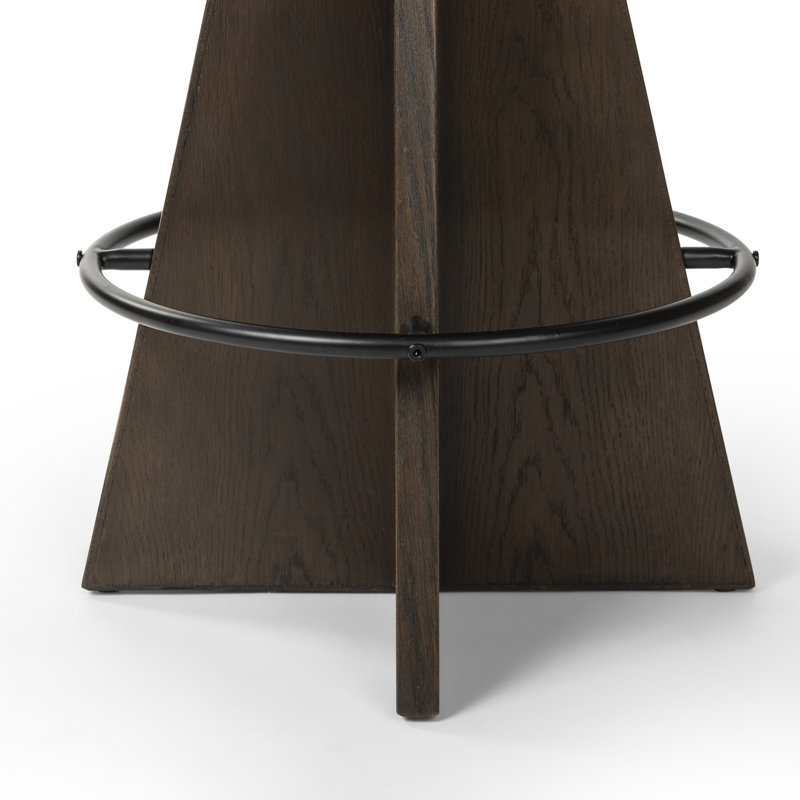 Damon Swivel Stool-Sapphire Khaki-Counter, Brown, Counter Stool (27.75" Seat Height), Gray