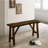 Walnut Finish Bench With Live Edge Design for Dining Room - Walnut