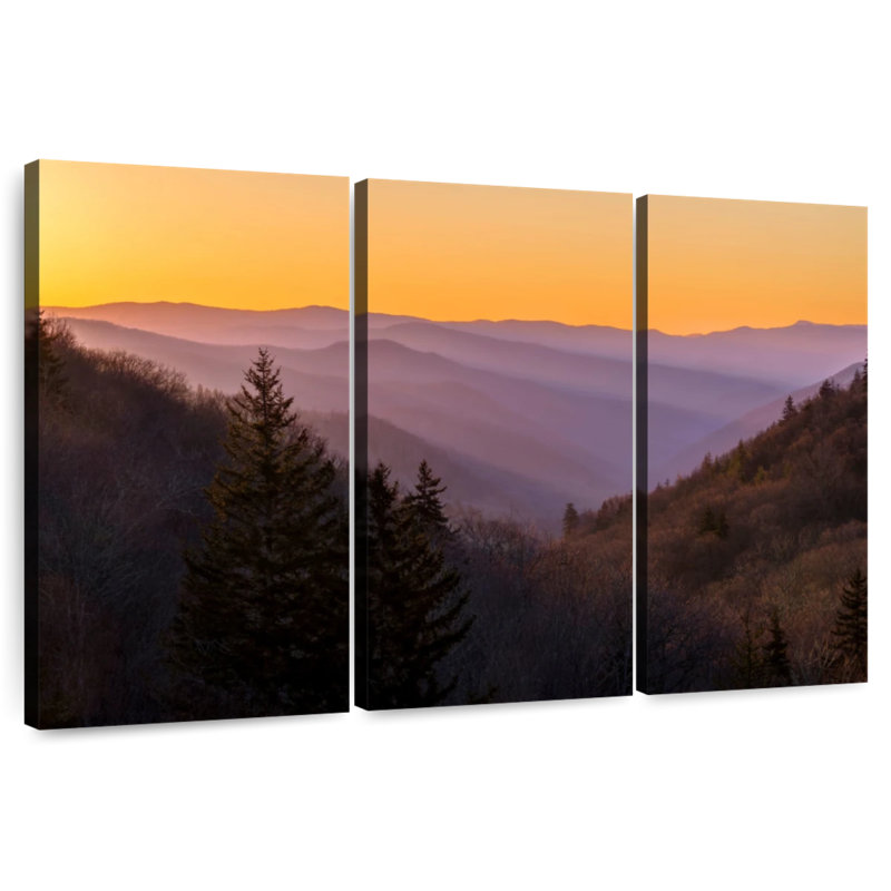 Alvord Sunrise In The Smokies, H 32 po x l 50 po