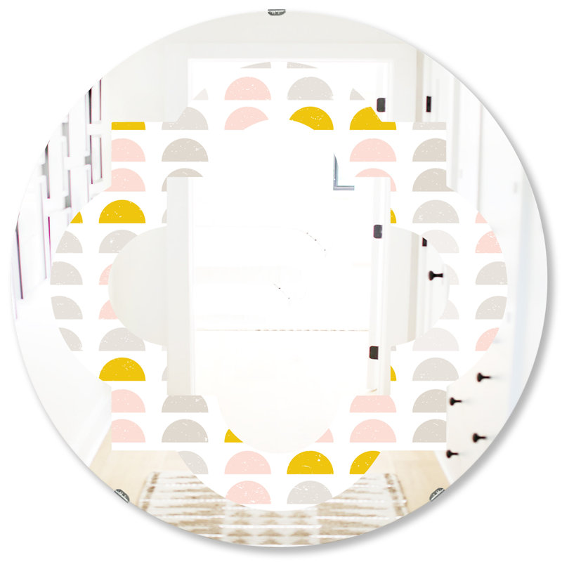 Miroir mural éclectique Quatrefoil, H 31,5 po x l po