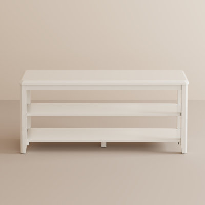 Bancs de rangement en bois massif Aevah