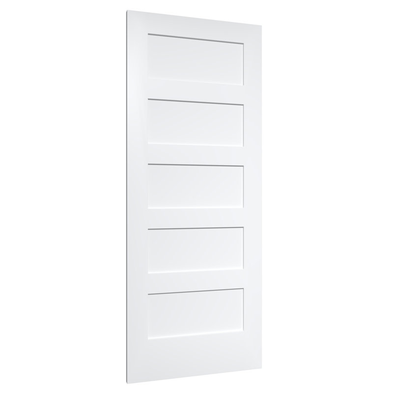 Porte standard en bois massif apprêté, 26 po x 80 po