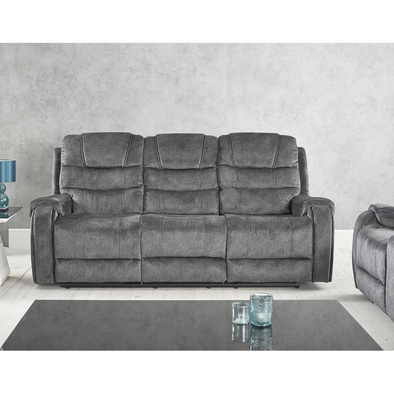 Axania Upholstered Reclining Sofa, 3