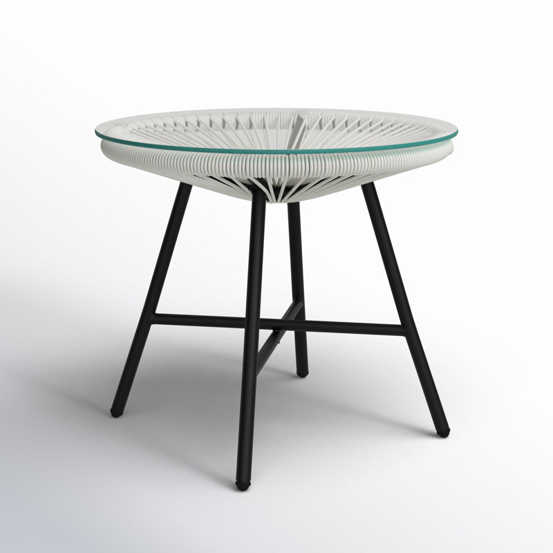 Table d'appoint Gadbois, Blanc