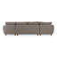 Canapé modulaire en U gris Joslin