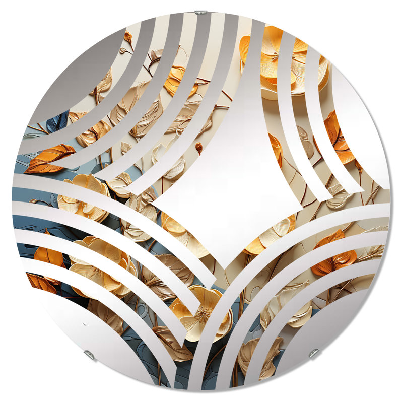 Curron Circle Mirror, 23.6" x 23.6"