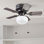 Ventilateur de plafond 28 po avec lumière DEL Hero