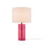 Lampe de table en verre rose Voir ci-dessous-690843723
