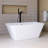 59" Acrylic Freestanding Soaking Bathtub