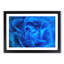 Folded Rose Petals in Blue - Picture Frame Graphic Art Print-56713607-56713610