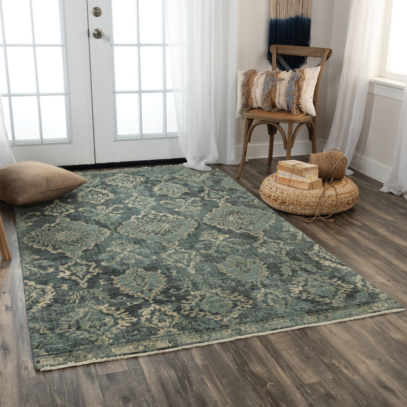 Tapis tissé à la machine Maratea, Rectangle 8 pi x 10 pi