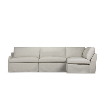 Wrenley 4-Piece Slipcovered Modular Sectional by Birch Lane