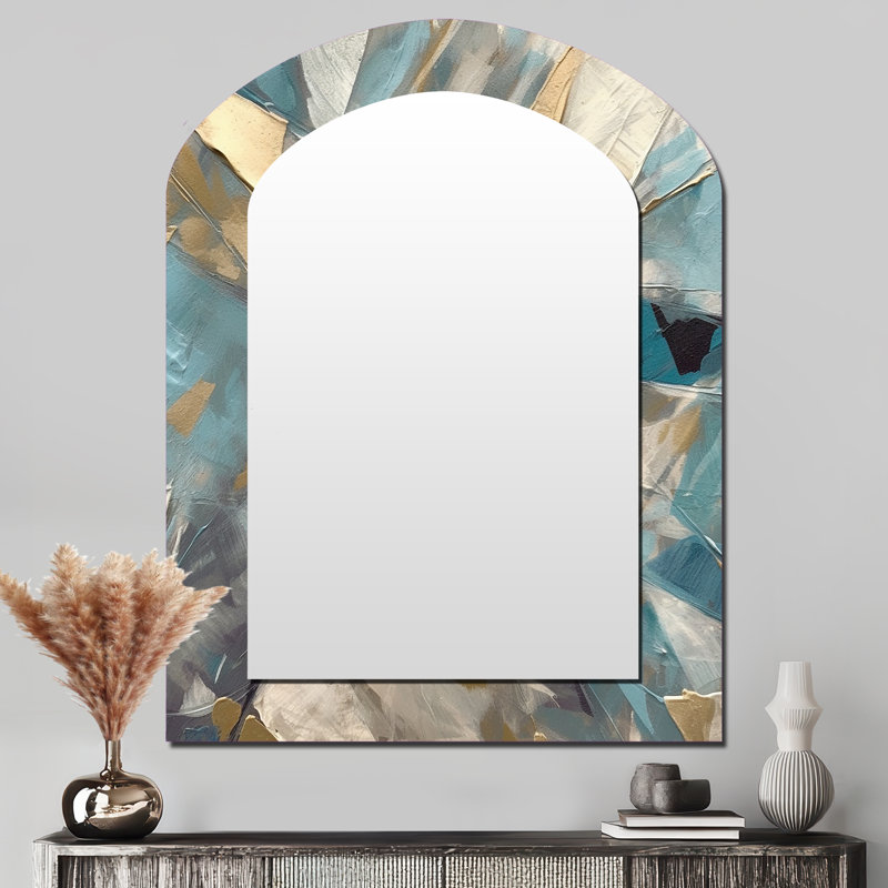 Miroir mural Blue Gold, 43 po x 33 po