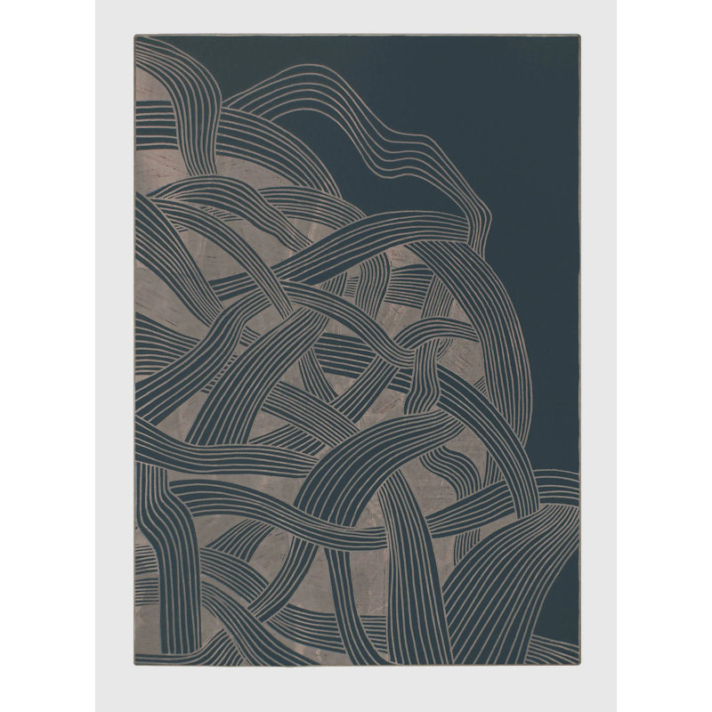 Tapis en polyester tissé à la machine Parisian Night, Rectangle de 5 pi x 8 pi