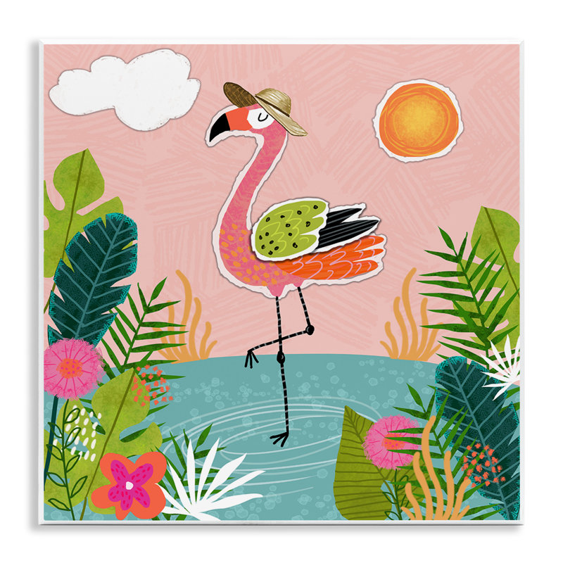 «Tropical Flamingo Pond» par Tina Finn