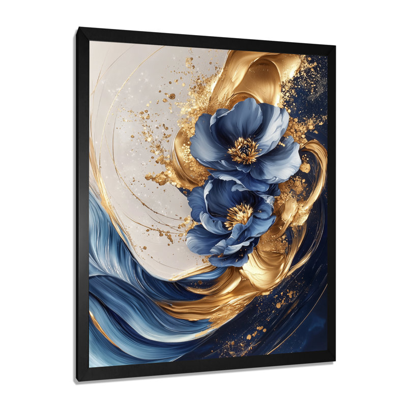 Simoneau - Impressions sur toile abstraites, Noir, noir, noir, noir, H 20 po x l 12 po